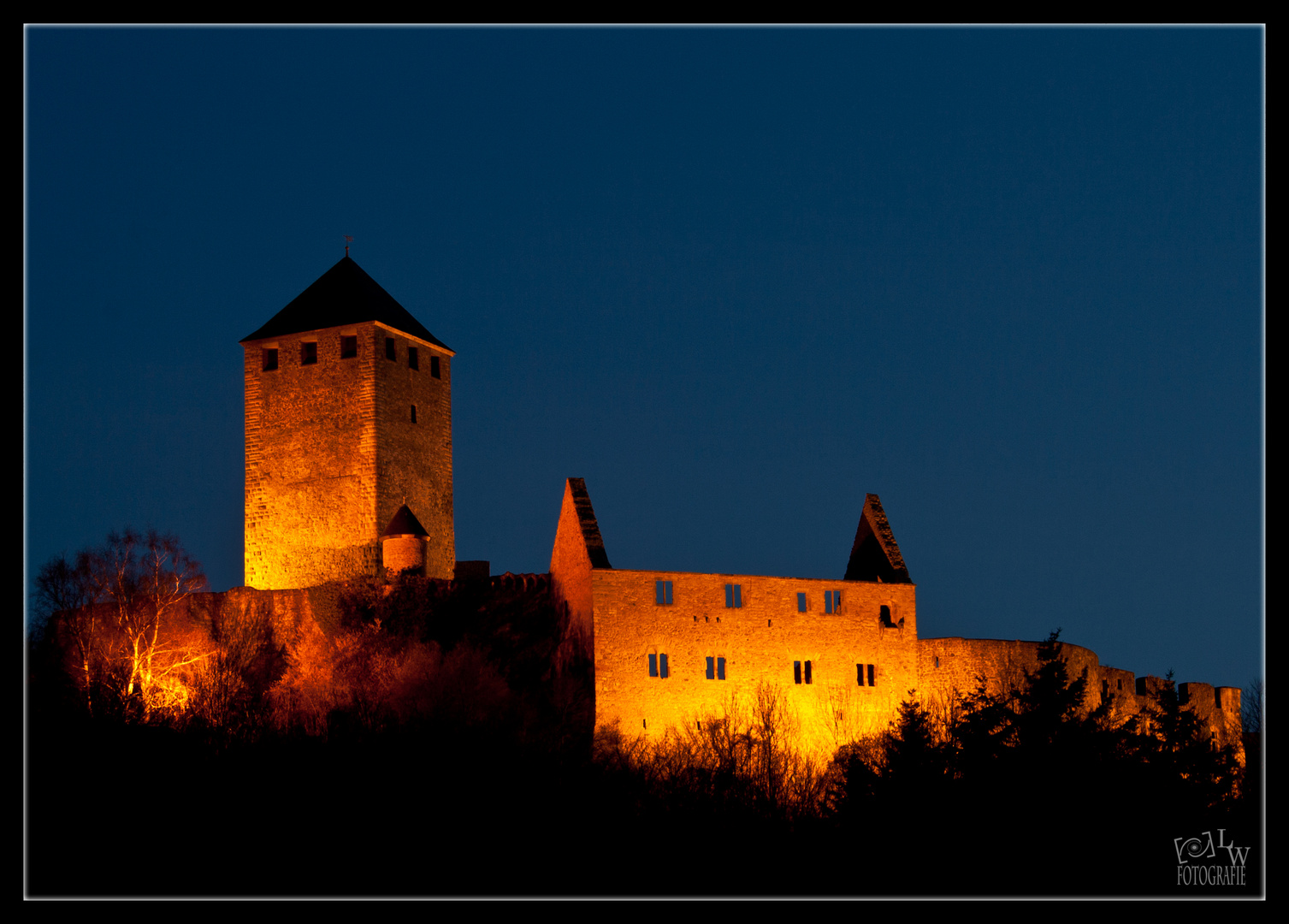 Burg Lichtenberg bei Nacht (2. Versuch) Foto & Bild architektur