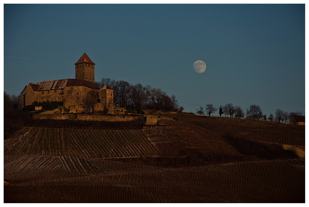 Burg Lichtenberg in Oberstenfeld - Sicht von Hof und Lembach