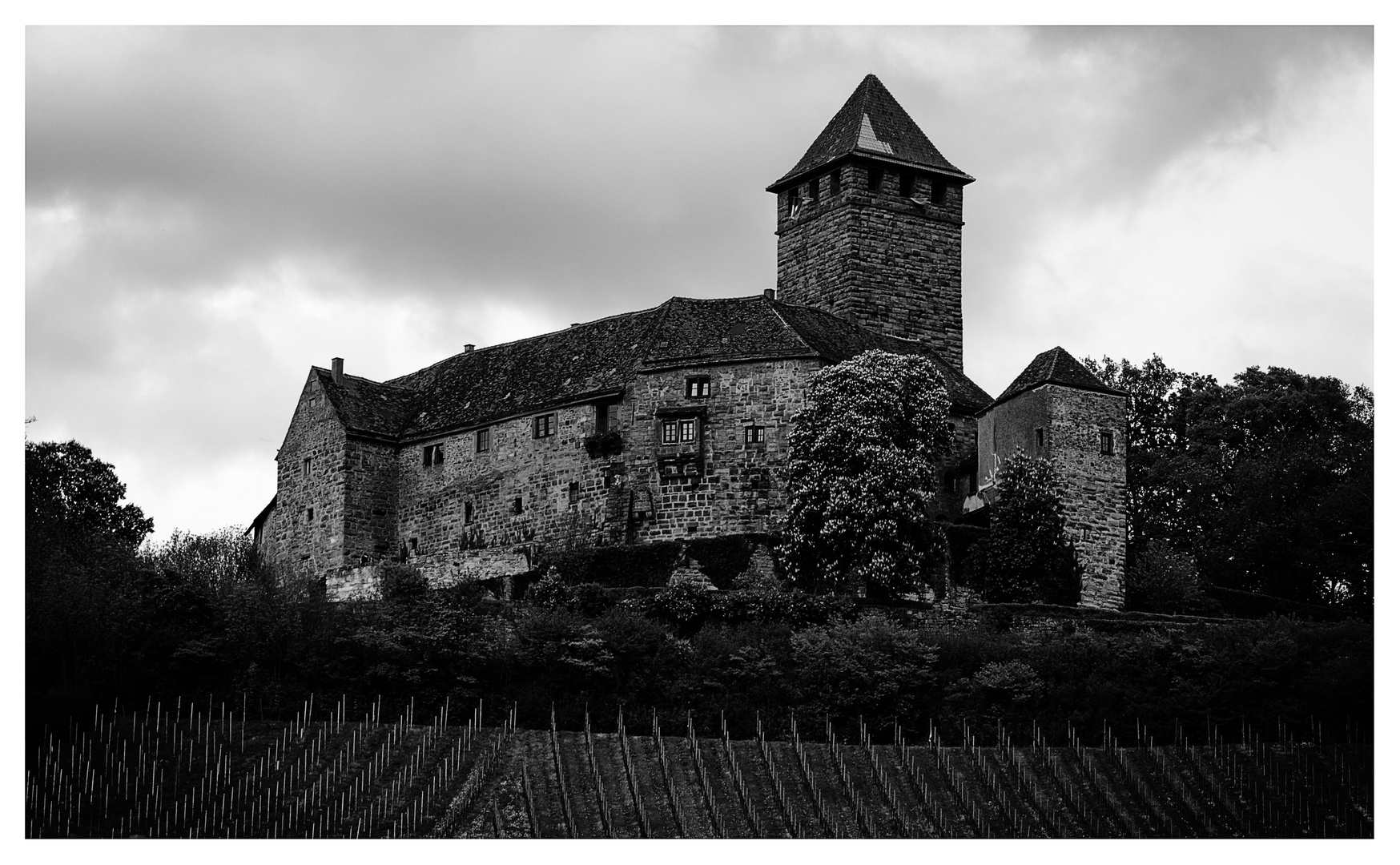 Burg Lichtenberg - Schwarzweißfotografie