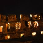 Burg Lichtenberg von aussen angestrahlt