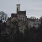 Burg Lichtenstein an einem grauen Tag