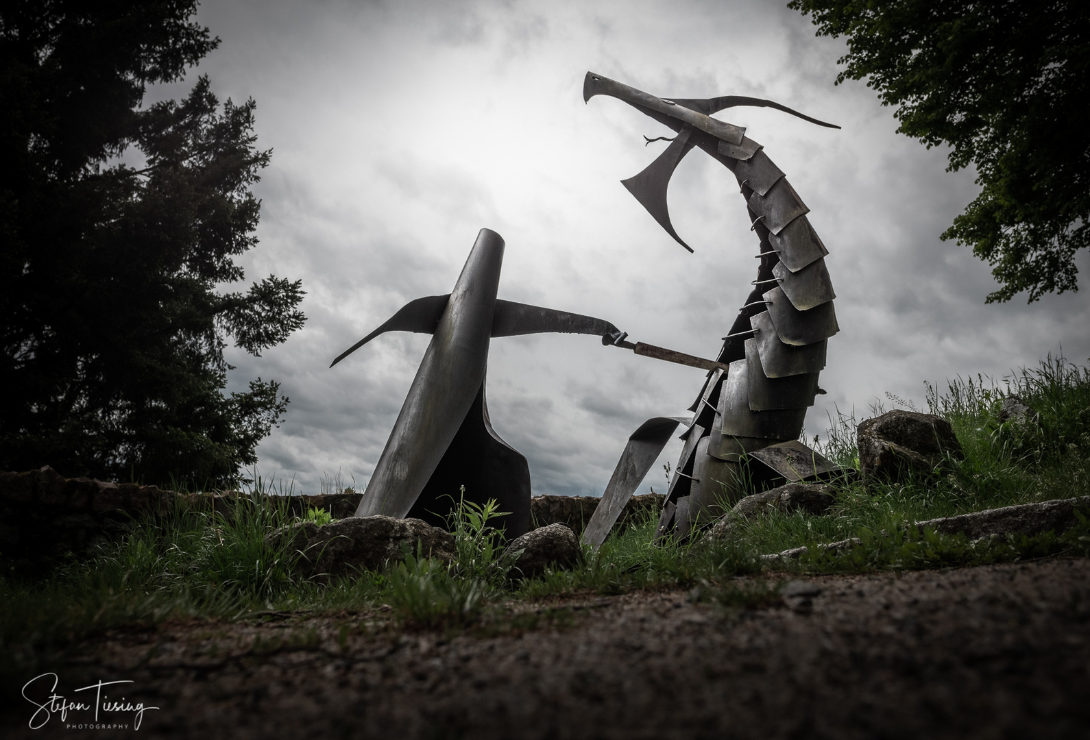 Burg Lindenfels: Siegfried und Fafnir