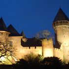 Burg Linn zur blauen Stunde