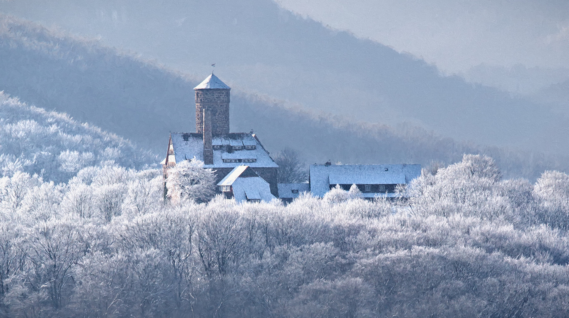 Burg Ludwigstein - Digital Painting