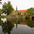 Burg Lüdinghausen im Herbst.