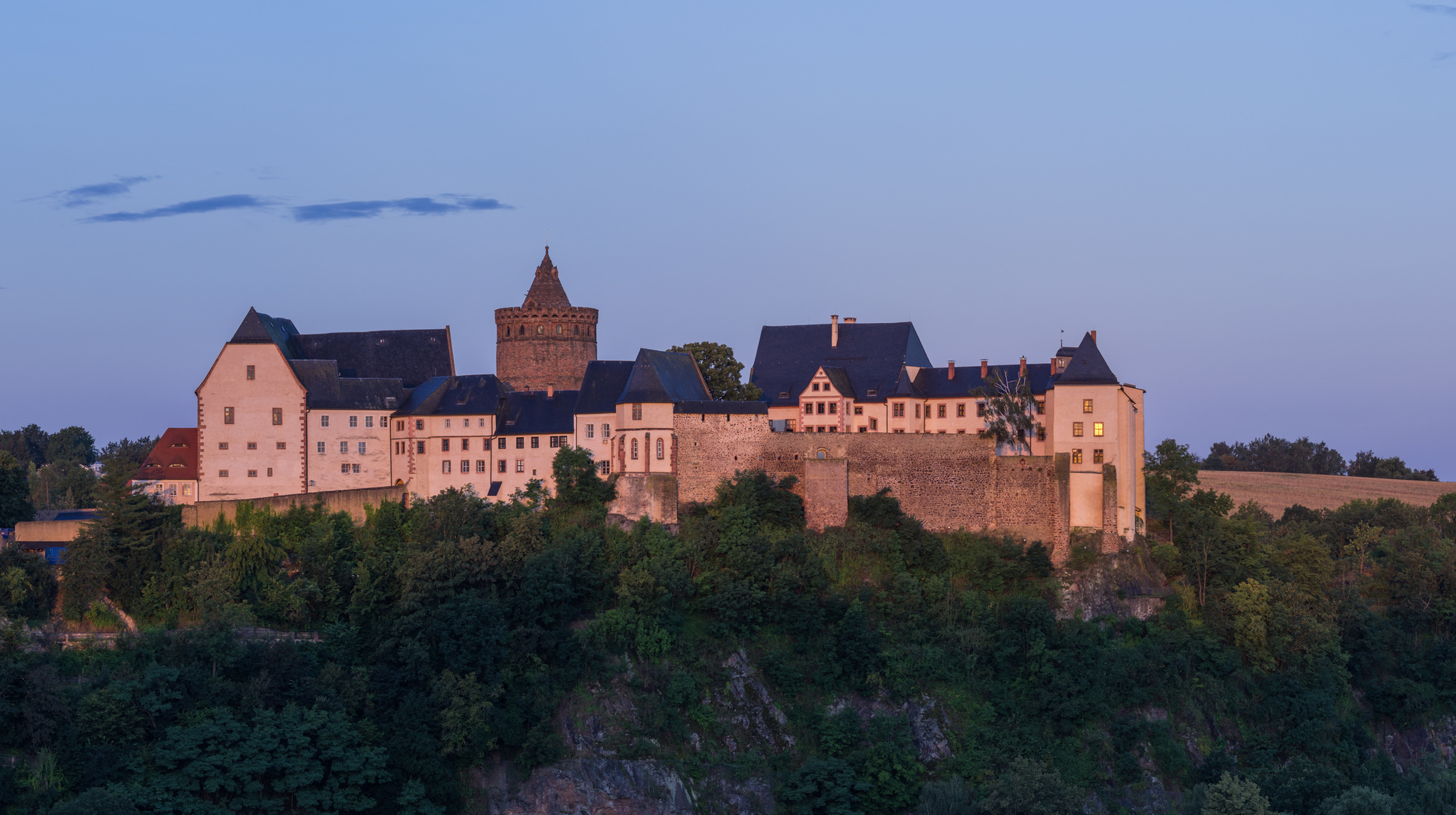 Burg Mildenstein im Morgenlicht 