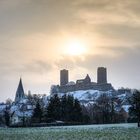 Burg Münzenberg im Winter 