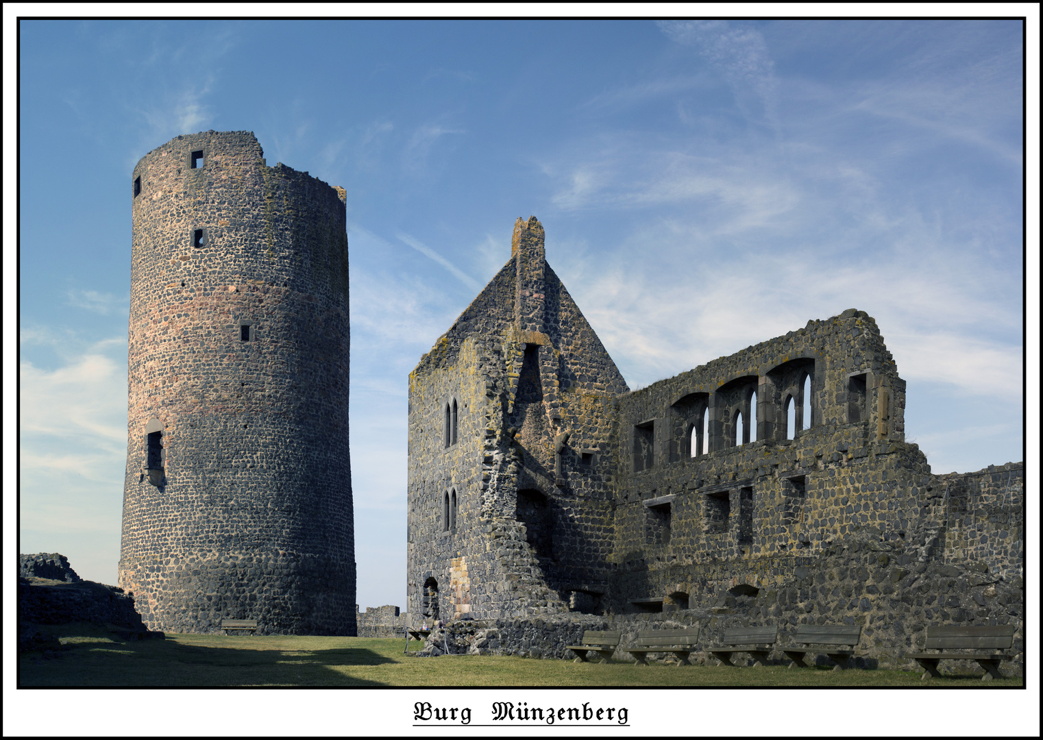 Burg Münzenberg Innenhof