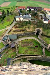 Burg Münzenberg von östl. Bergfried |||