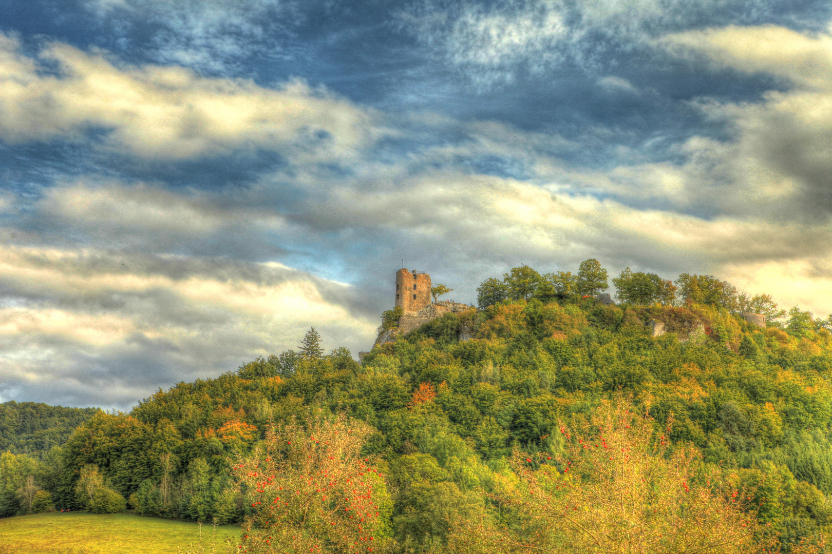Burg Neideck bei Streitberg in der Fränkischen Schweiz