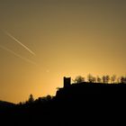 Burg Neideck vor Sonnenaufgang