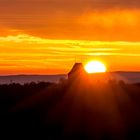 Burg Nideggen im Morgenlicht