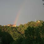 Burg Oberkapfenberg mit Regenbogen