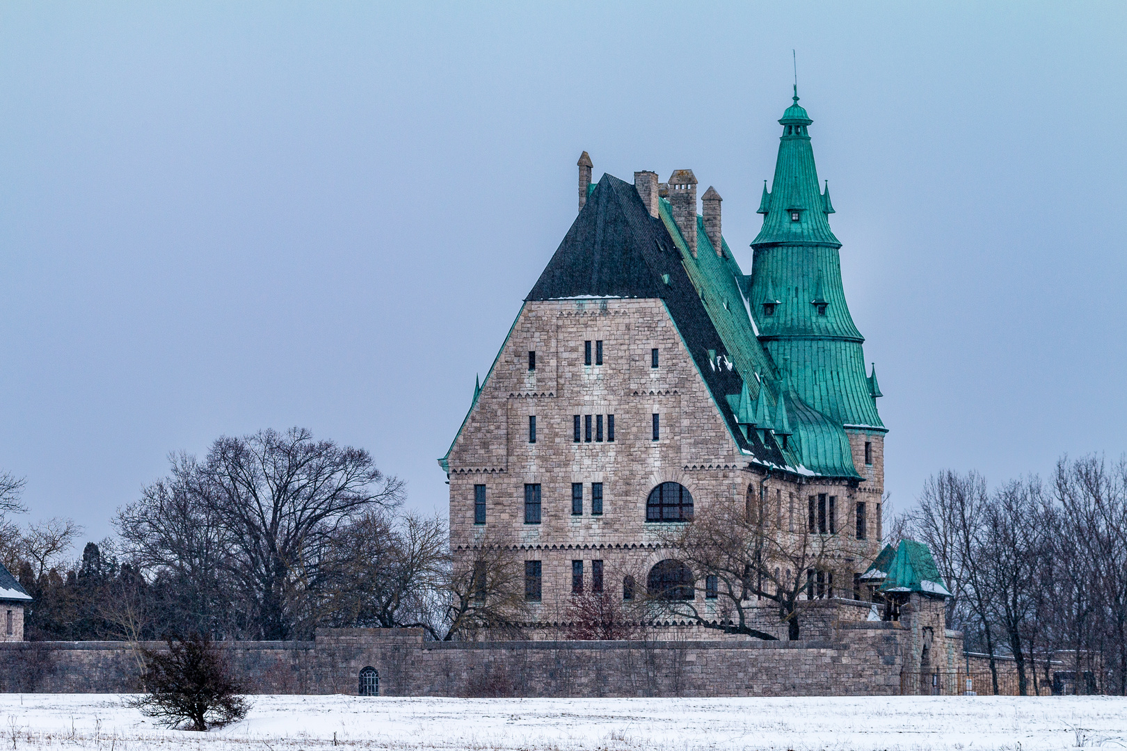 Burg Ohrdruf im Winter 2021