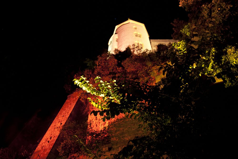 Burg Panorama bei Nacht 2