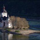 Burg Pfalzgrafenstein am Abend