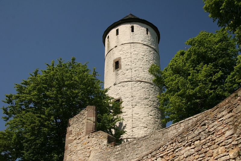 Burg Plesse, der nicht zugängliche Turm