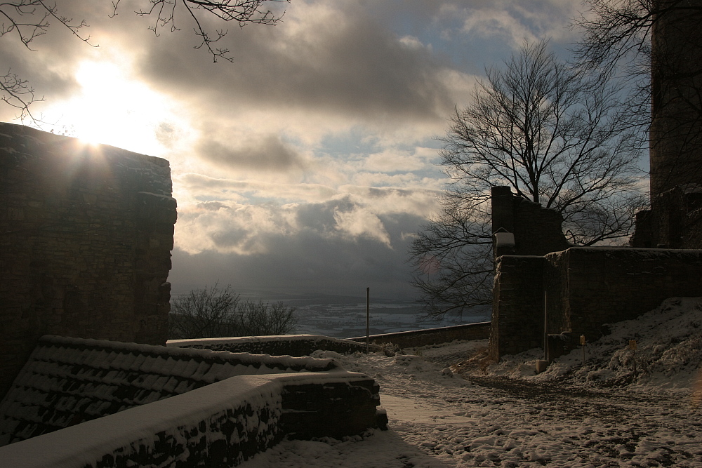 Burg Plesse im Winter #6