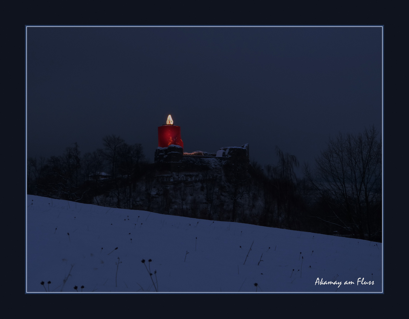 Burg Polle a.d. Weser - Adventskerze