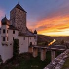 Burg Prunn bei Sonnenuntergang Vers2