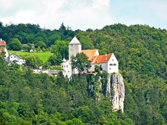 Burg Prunn vom Schiff aus gesehen 