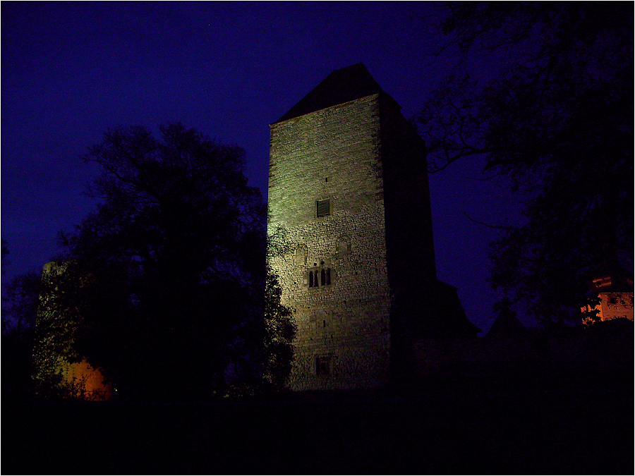 Burg Querfurt - Blick auf den Marterturm