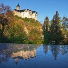 Burg Ranis im herbstlichen Spiegel 