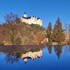 Burg Ranis im Spiegelbild 