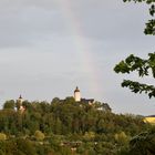 Burg Ranis unter dem Regenbogen