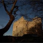 Burg Reußenstein am Morgen