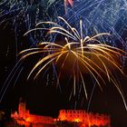 Burg Rheinfels in Flammen 2