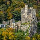 Burg Rheinstein im herbstlichen Gewand