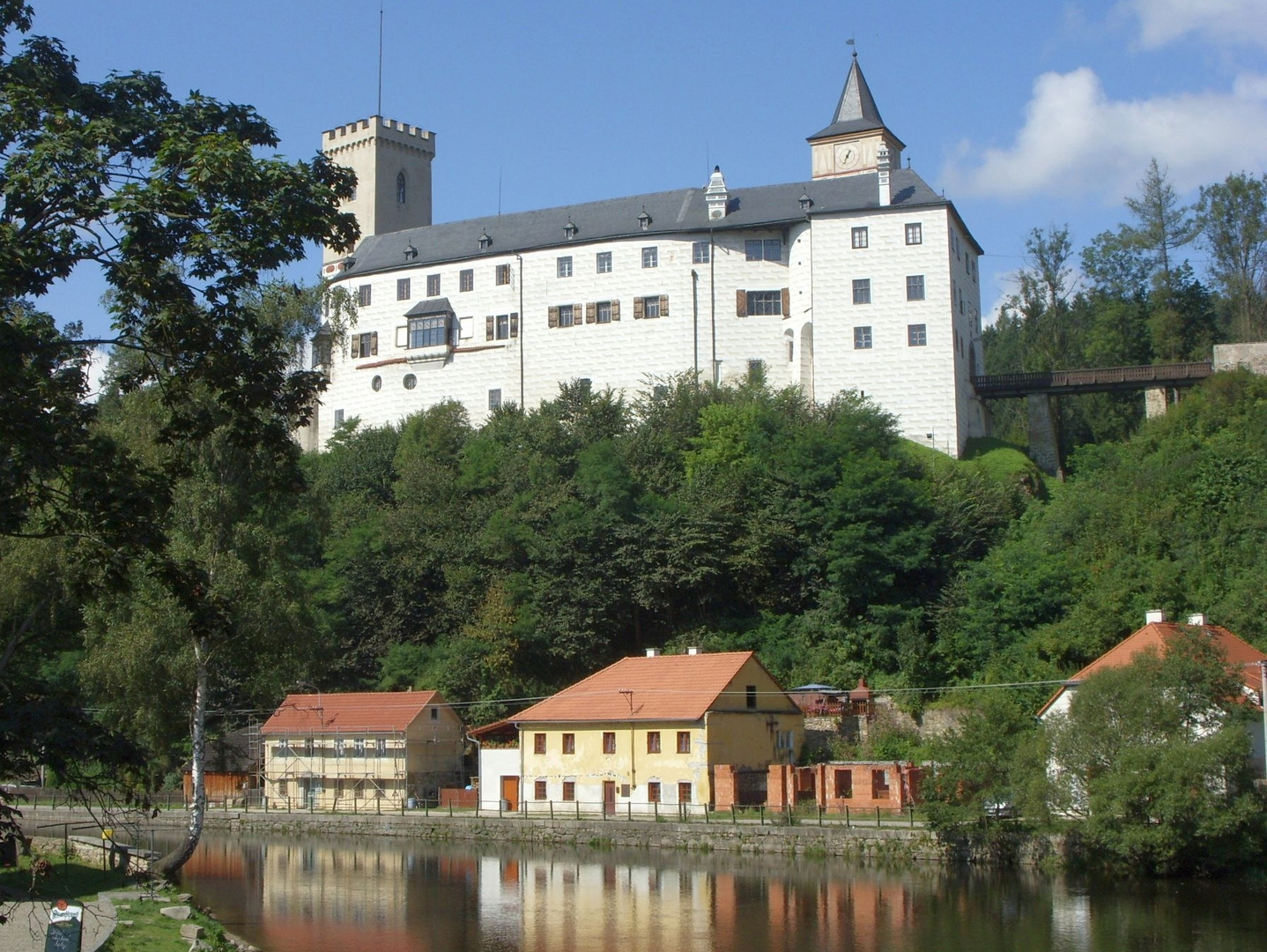 Burg  Rožmberk nad Vlavou in Tschechien