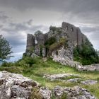 Burg Roquefixade, Midi-Pyrénées, Frankreich