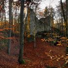 burg roßstein pano herbst