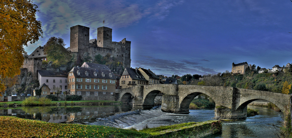 Burg Runkel, Lahnbrücke und Schadeck