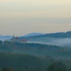 Burg Schlaining im Morgennebel