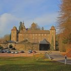 Burg Schnellenberg bei Attendorn (Sauerland) im Licht der tief stehenden Sonne 4