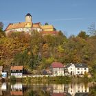 Burg Schönfels..........., im Spiegelbild der Farben