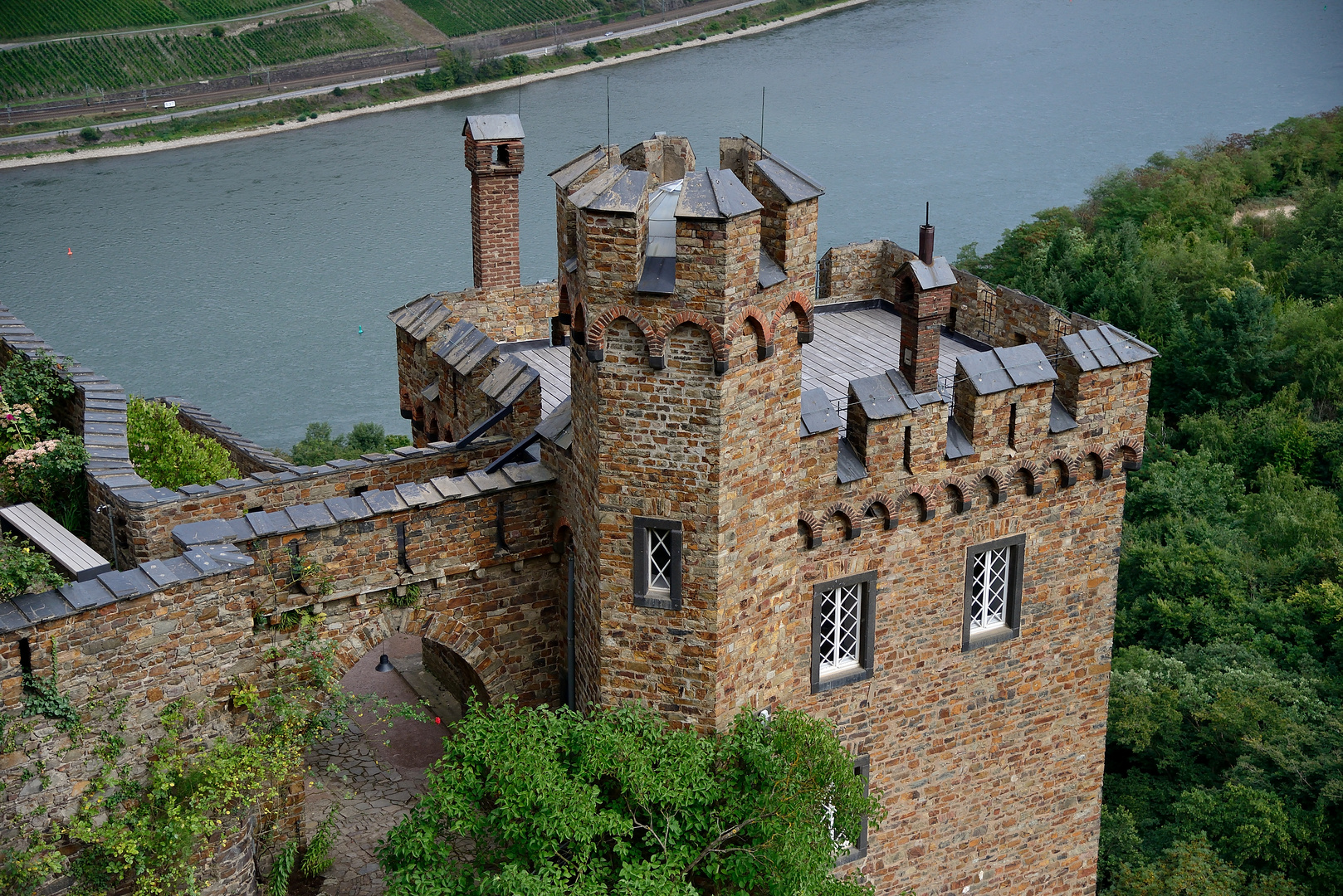 Burg Sooneck, Blick aus einem Turm