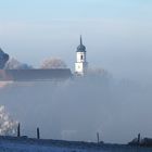 Burg Spielberg im Nebel 