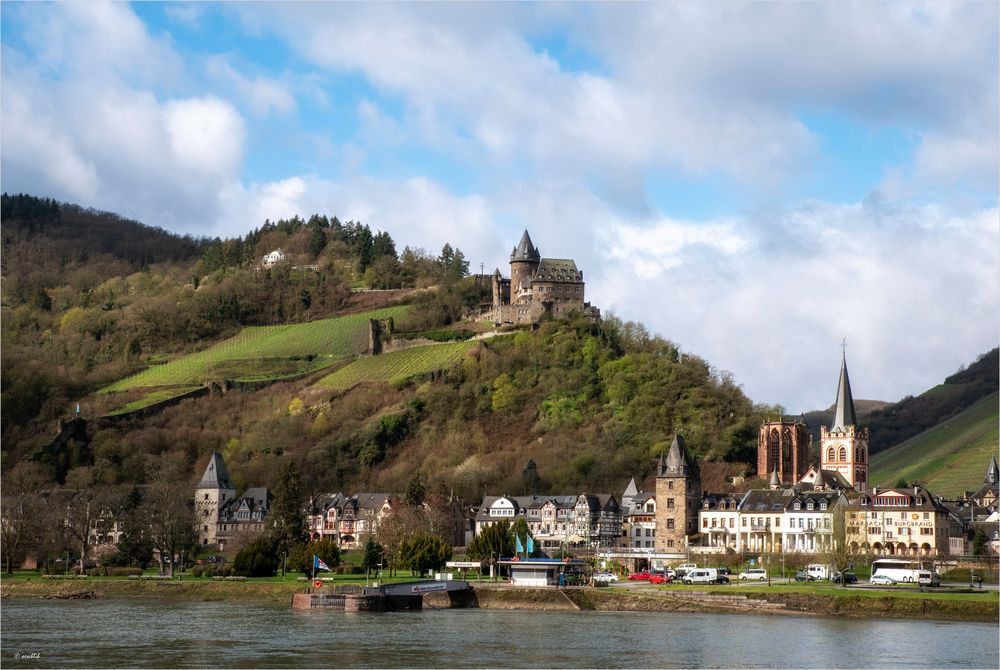 Burg Stahleck Foto & Bild dokumentation, rhein, landschaft Bilder auf
