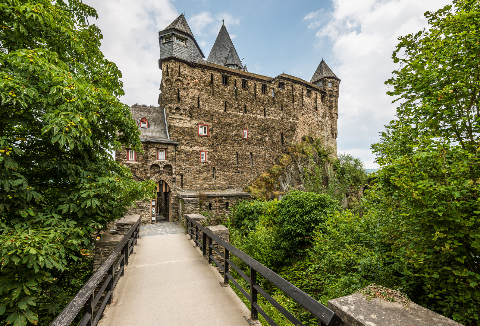 Burg Stahleck-Eingang