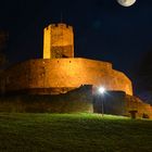 Burg Steinsberg im Vollmond D85_1941