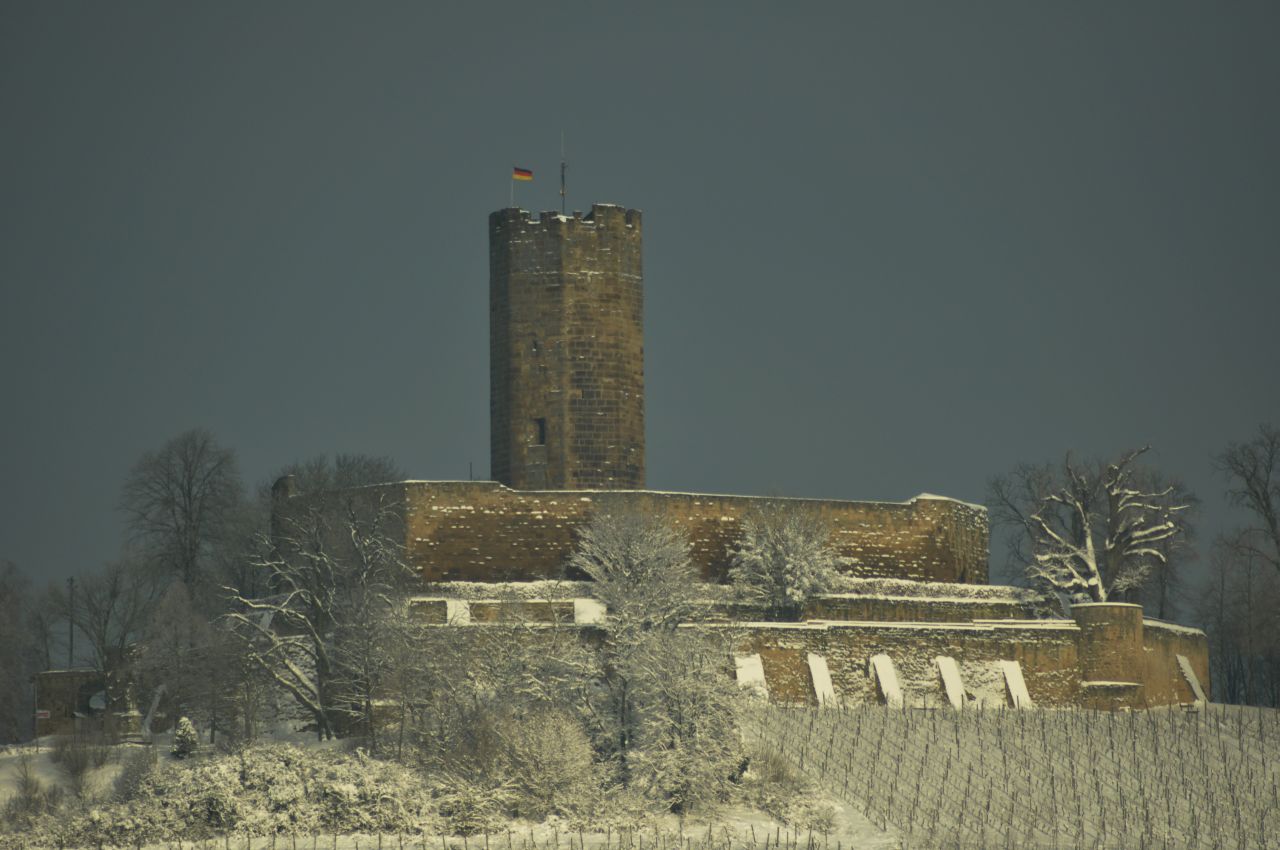 Burg Steinsberg im Winter