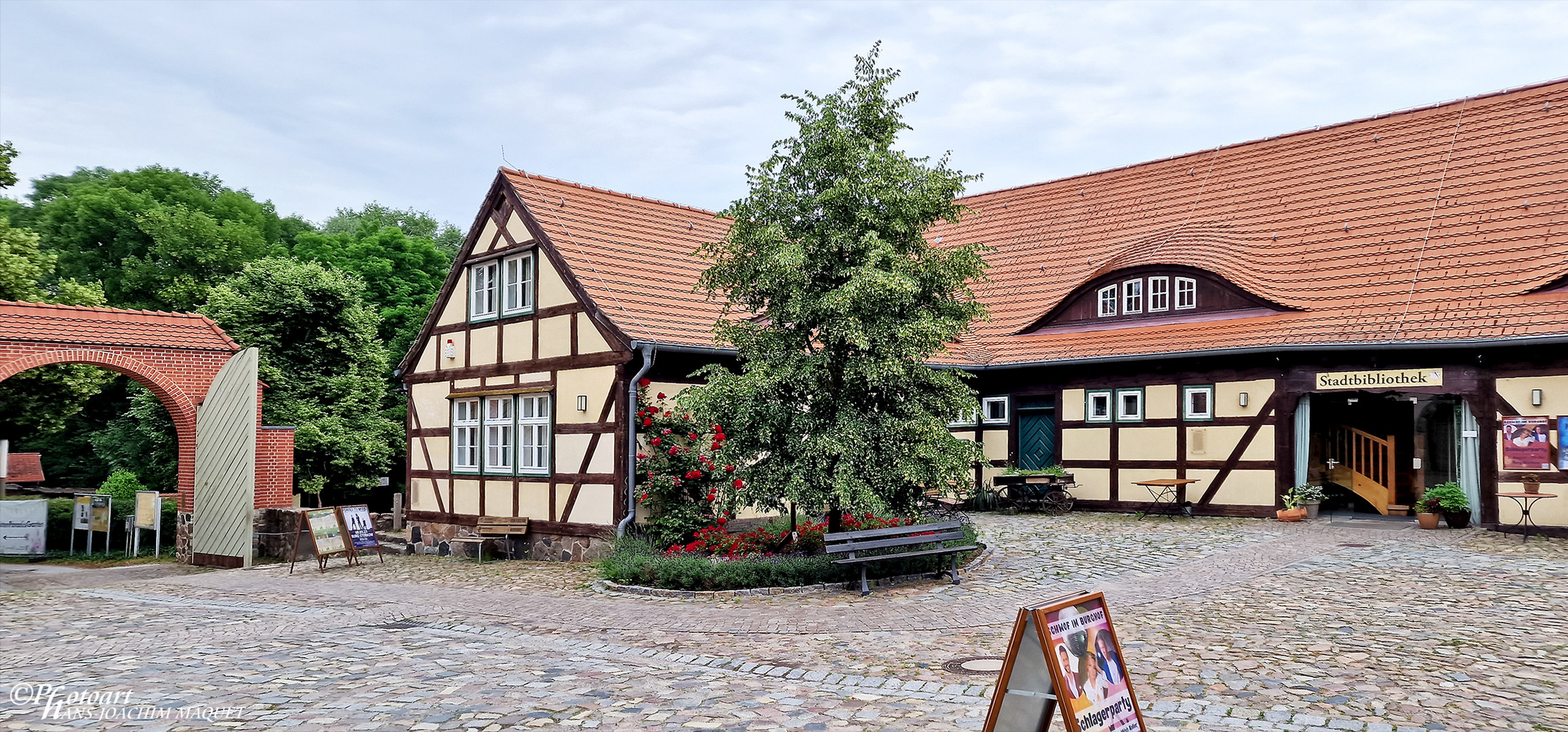 Burg Storkow - Innenhof