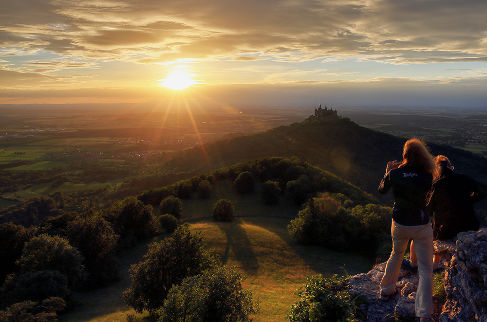 Burg Sunset Fotografieren