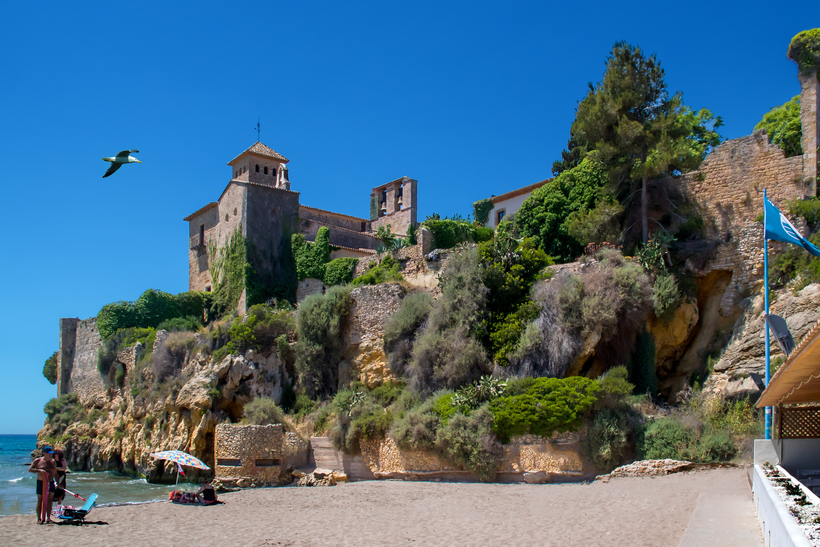 Burg Tamarit an Platja de Tamarit