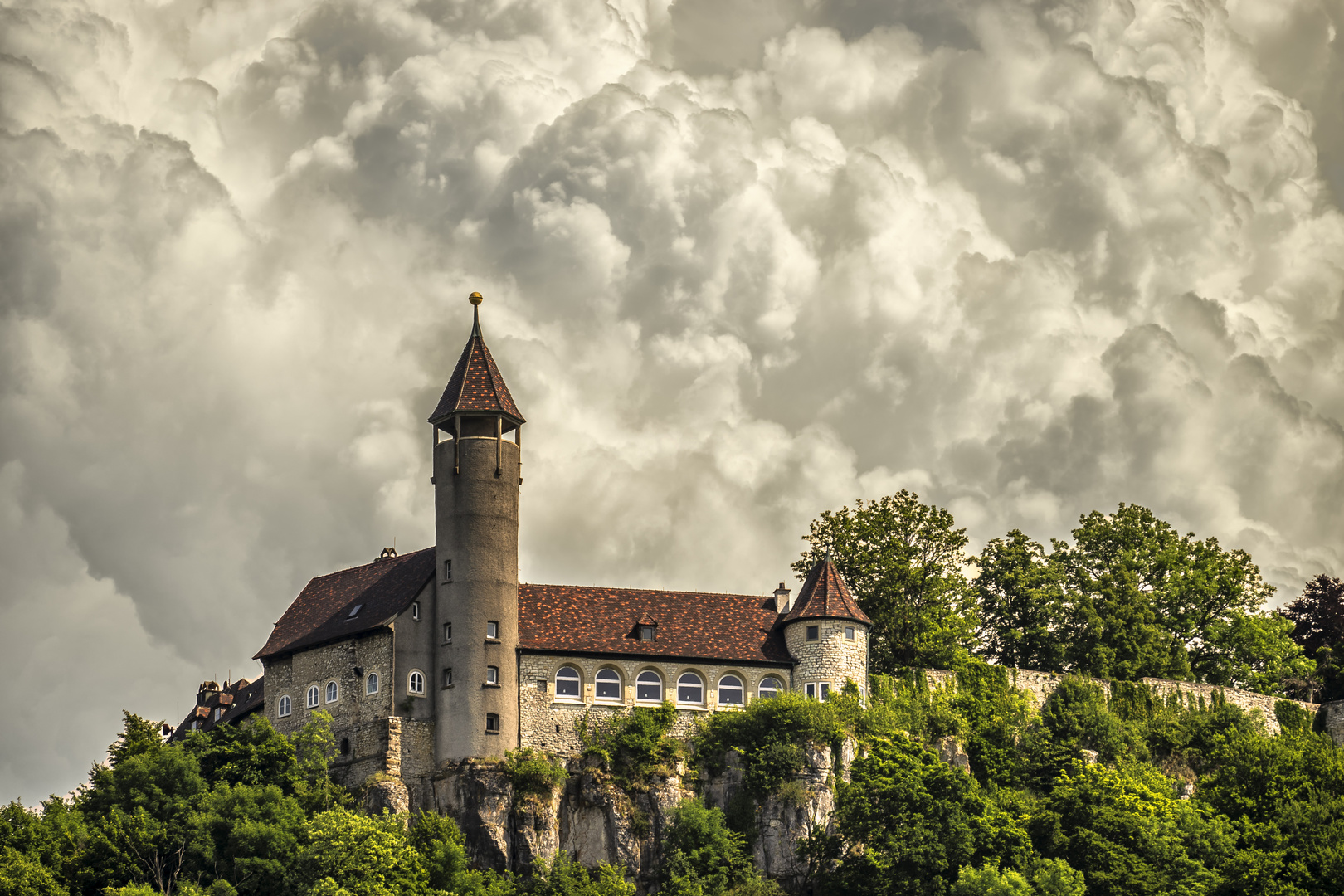 Burg Teck Foto & Bild wolke, turm, burg Bilder auf