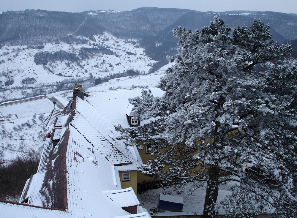 Burg Teck im Schnee III